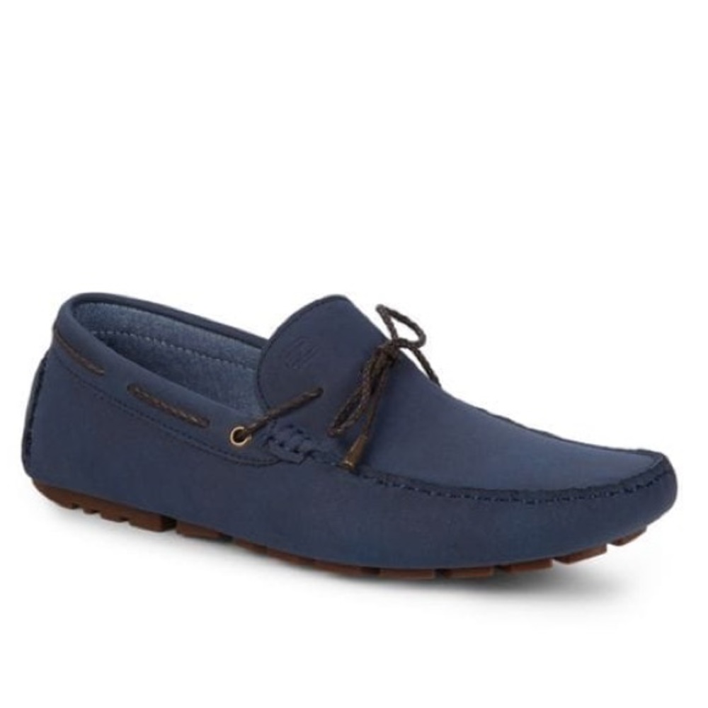 TOMMY HILFIGER Arias 2 Boat Driving Loafers blue mens shoes size 9.5